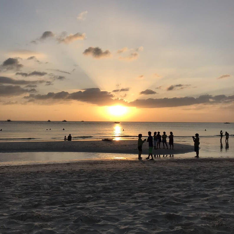 Sunset at Boracay.